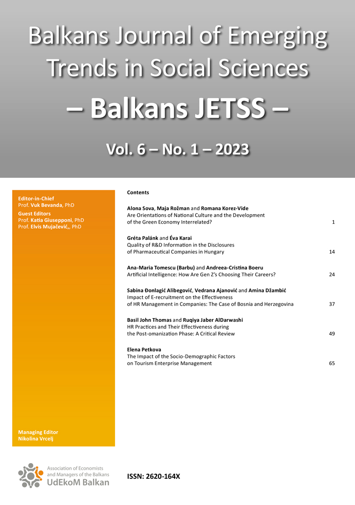 					View Vol. 6 No. 1 (2023): Balkans Journal of Emerging Trends in Social Sciences – Balkans JETSS
				